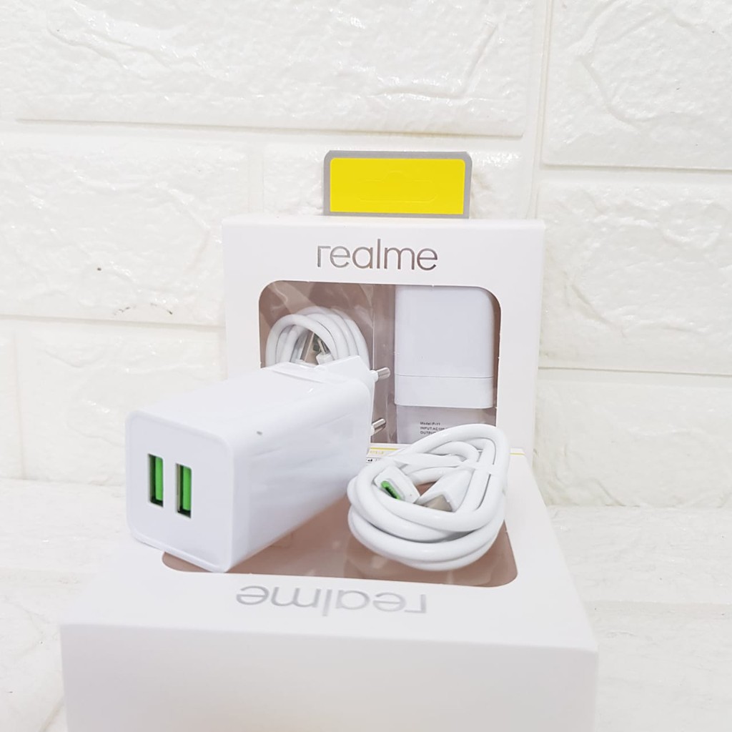 CHARGER CASAN BRANDED VOOC REALME 2A MICRO 2USB [KK]