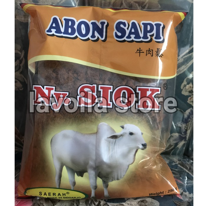 

Abon Sapi Ny. Siok Nyonya Siok Ny.Siok Istimewa 250 gram 250 gr 250gr Packing Normal