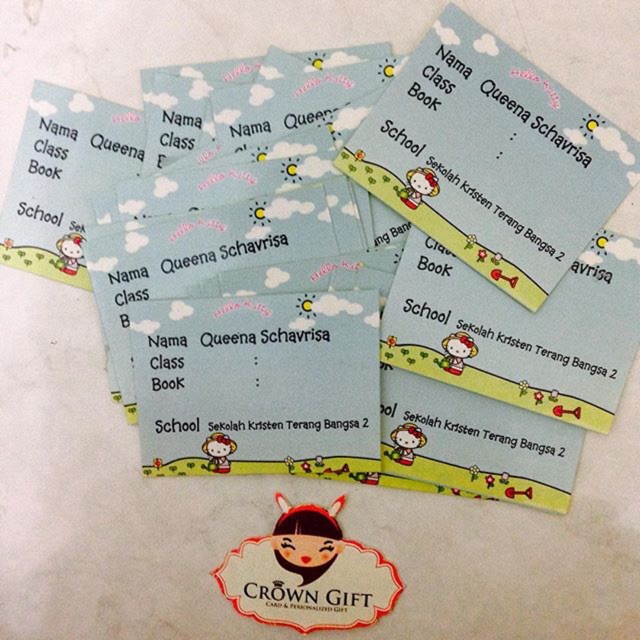 

Stiker nama anak