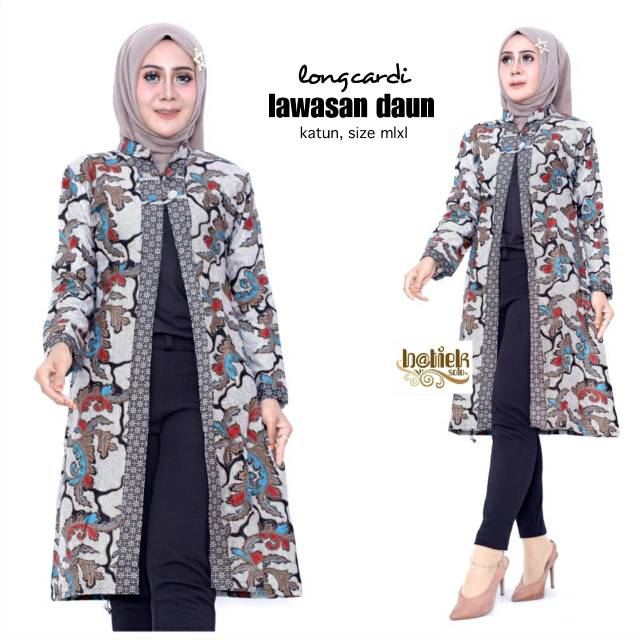 Long cardi lawasan