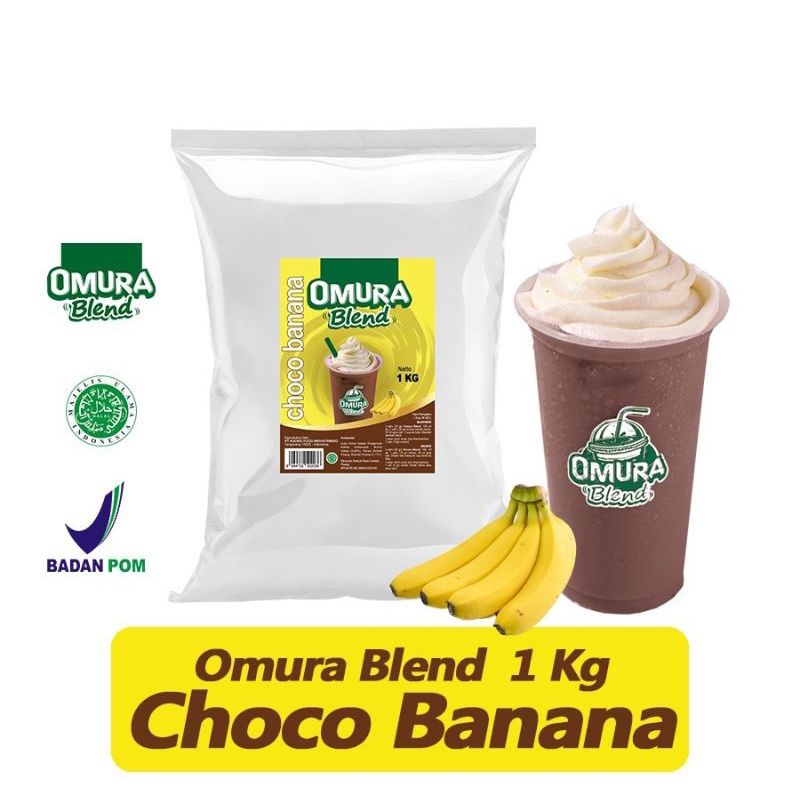 

Choco Banana 1Kg / Indonesia Powder / Bubuk Minuman Berkualitas / Bubuk Omura Blend