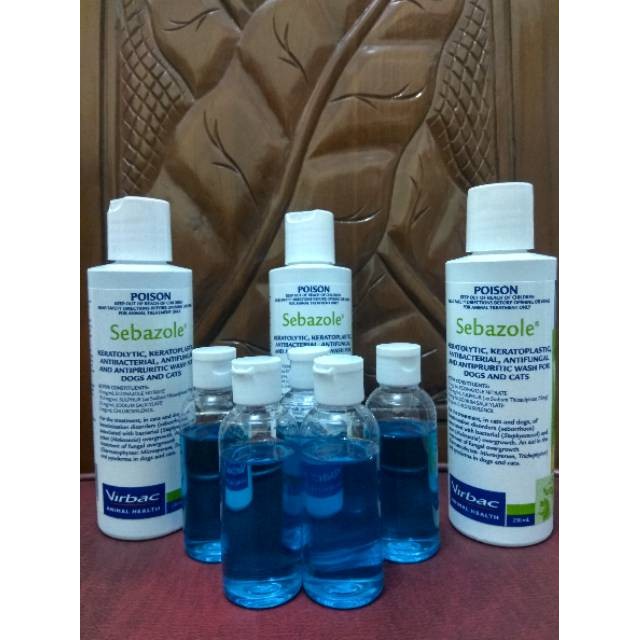 SEBAZOLE 50ML - SHAMPO SEBAZOLE VIRBAC ANTI JAMUR PREMIUM
