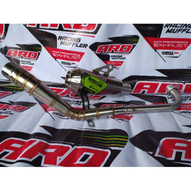 Knalpot GTX PNP TRAIL MODIF Verza Vixion