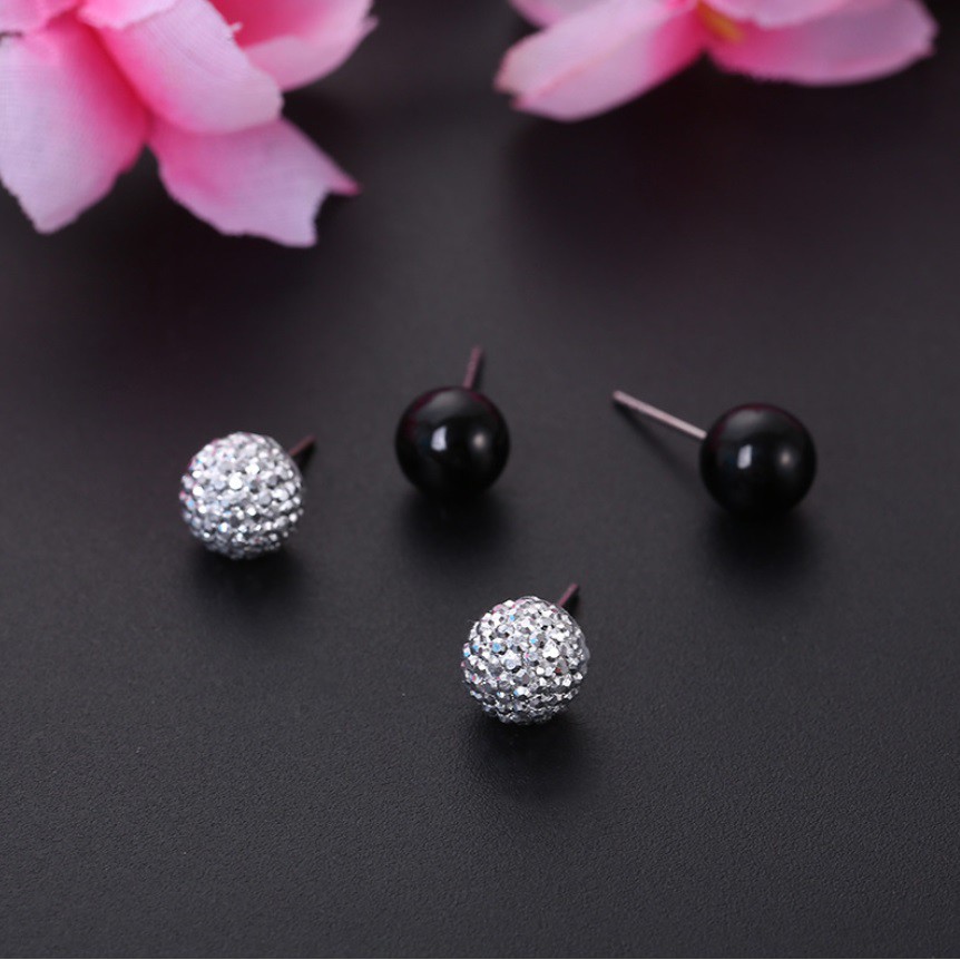 12 Pasang Anting Tindik Set Gaya Korea Fashion Stud Earrings Korean Style Giwang Tusuk High Quality