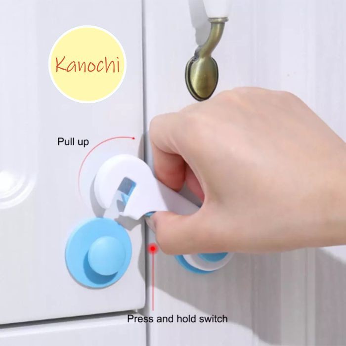 Kunci Pengaman Pintu Laci Lemari Pakaian Kulkas Baby Safety Lock