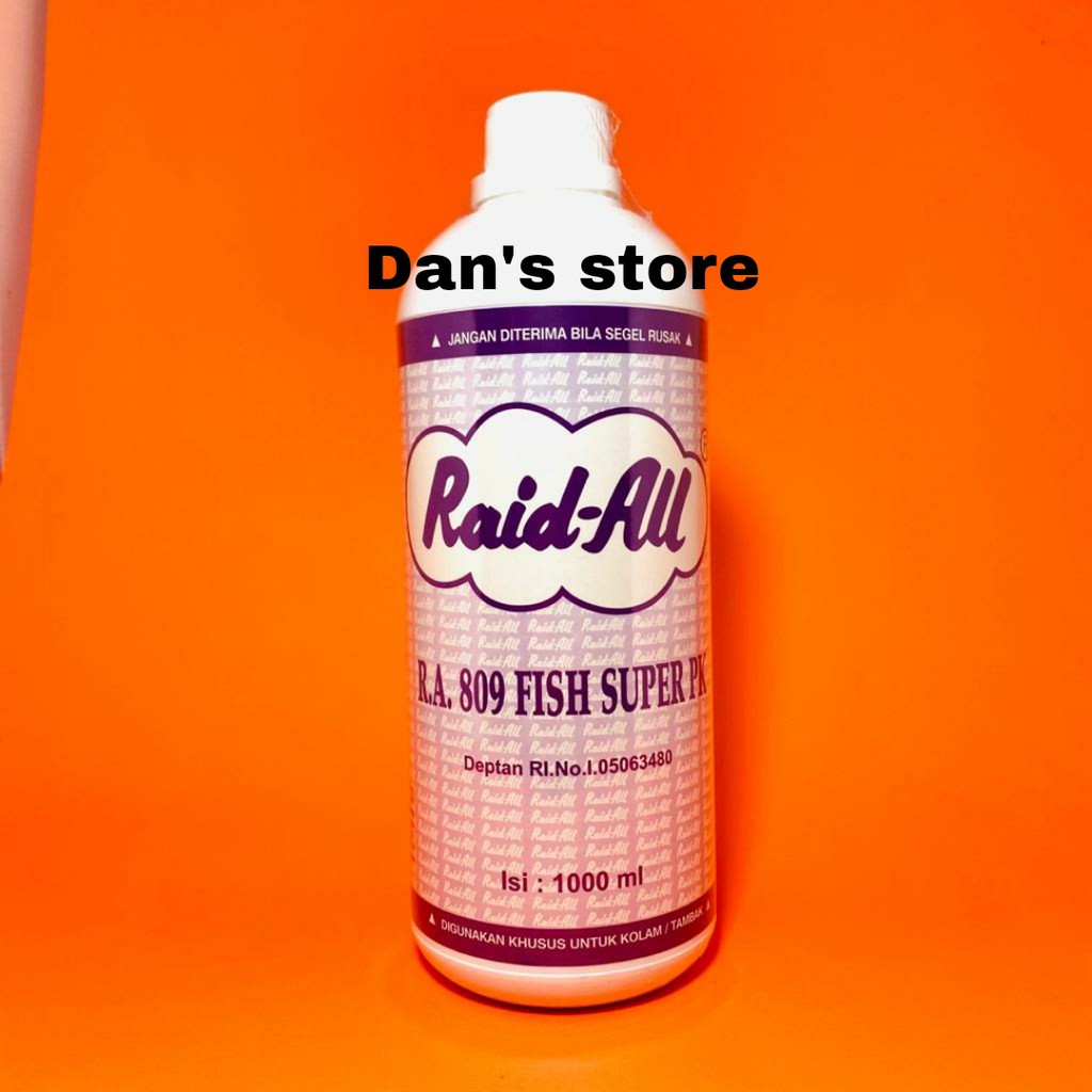 Raid All Super PK Fish 1L - Obat Luka Jamur Parasit Menempel Pada Ikan