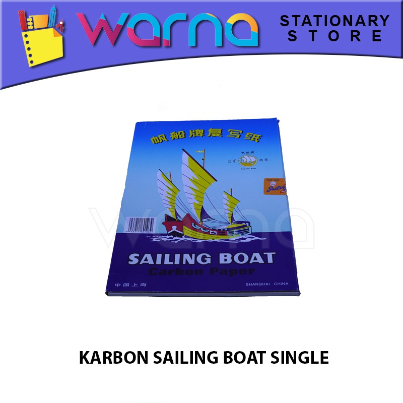 

KERTAS KARBON SAILING BOAT SINGLE/KARBON 1 MUKA BIRU