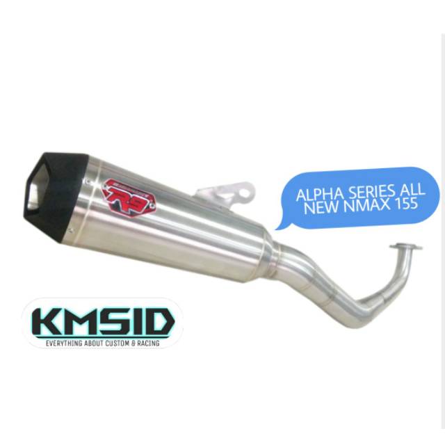 Knalpot R9 New Alpha All New Nmax 155 / Aerox 155 Connected