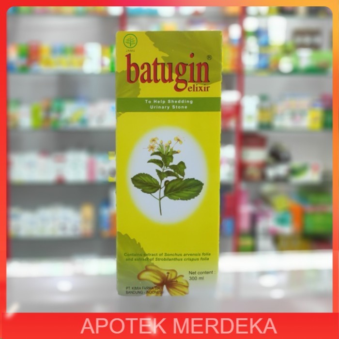Batugin eleksir 300 ml sirup obat saluran kencing / batu ginjal ampuh