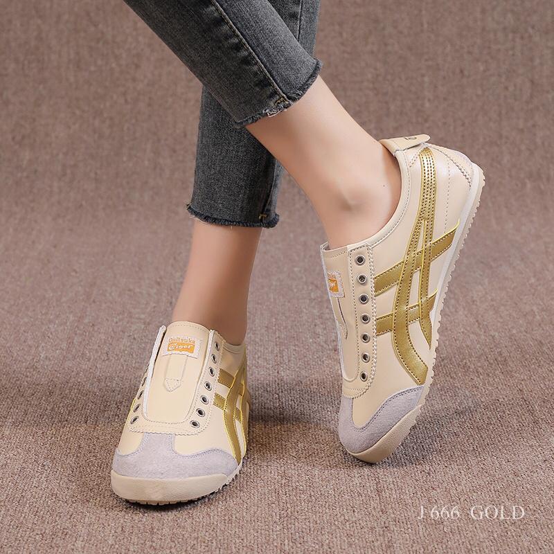 SEPATU WANITA SNEAKER TANPA TALI OT IMPORT 666