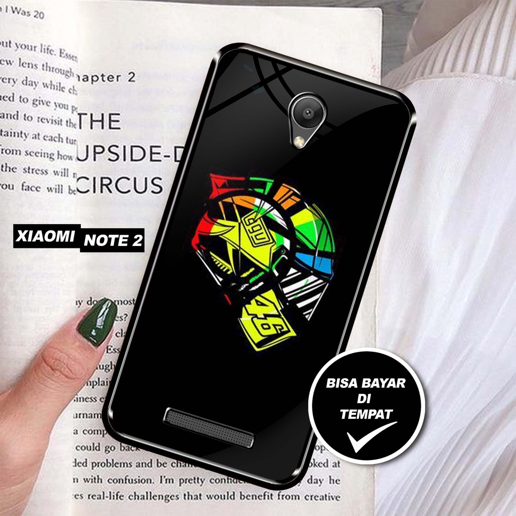 SRC - Case Xiaomi Redmi Note 2 Motif Moto GP Sport VR46 Casing Hardcase Glossy 2D Terbaru Silikon So