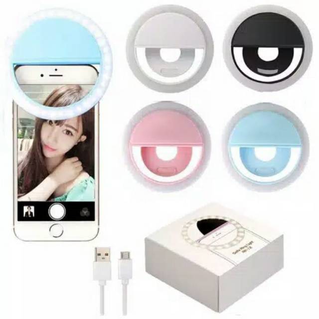 RING LIGHT MINI / LAMPU LINGKARAN / RING LIGHT PORTABLE