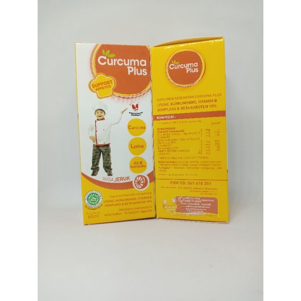 CURCUMA PLUS SUPPORT APPETITE SIRUP 60 ML - ED 05/2025