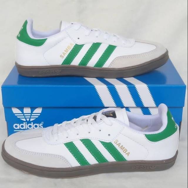samba white green