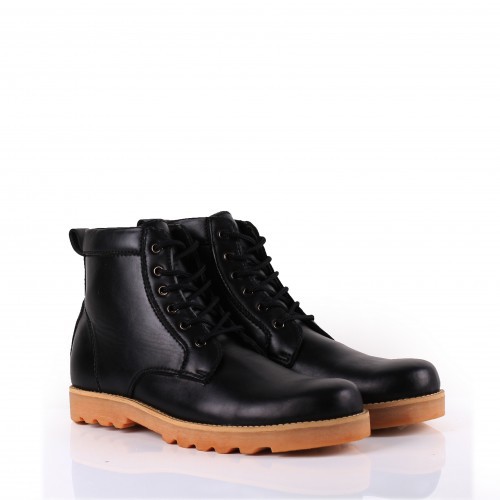 Sepatu Safety Boots Pria Crypton Kulit Original Ujung Besi Size 39-43 Sepatu Touring Pria SNK0321-1