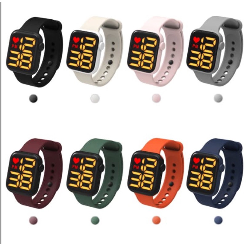 ( BISA COD ) Jam Tangan Wanita/Pria Digital Fashion Korea New Produk Import