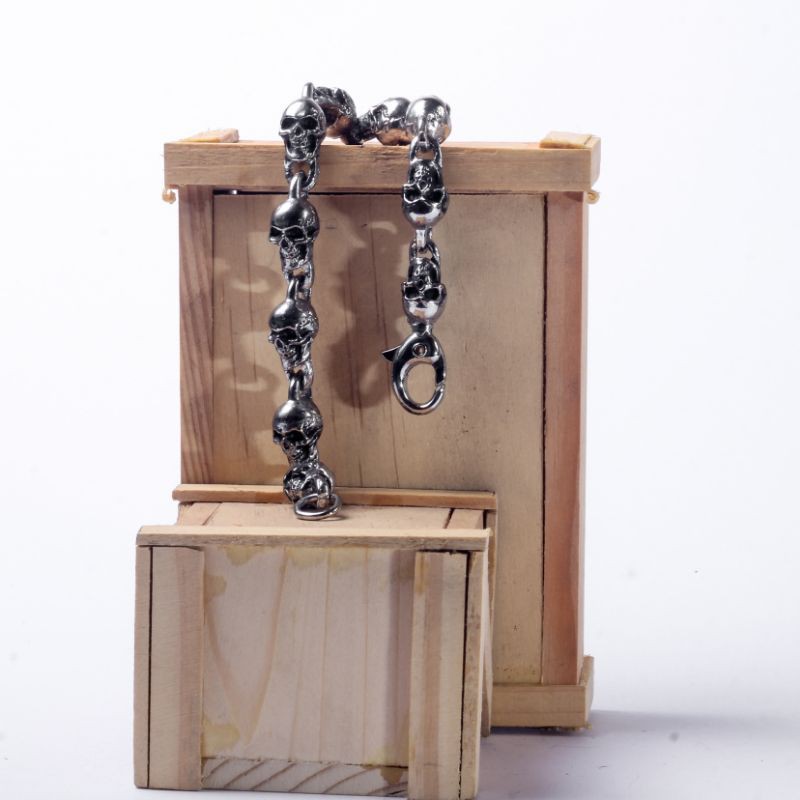 Bracelet Chain Skull / Gelang Tengkorak