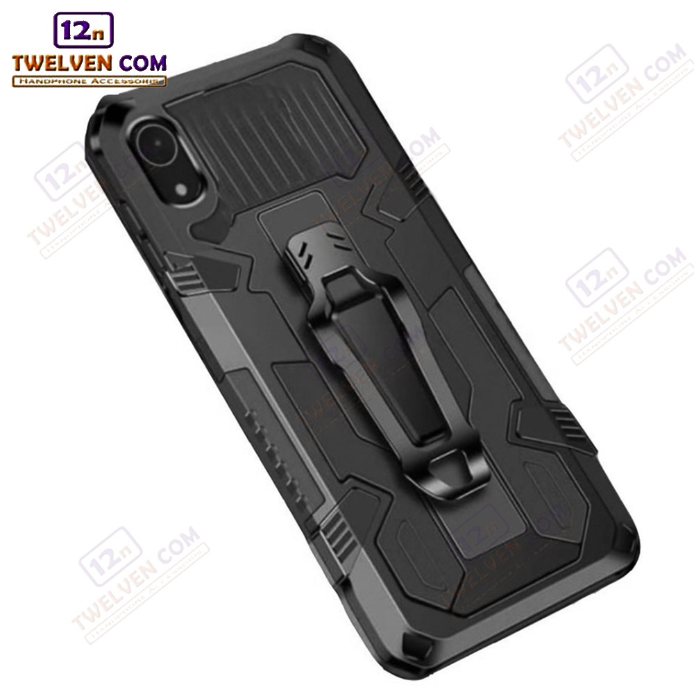 Case Shockproof iPhone XR Armor Hardcase Stand Clip