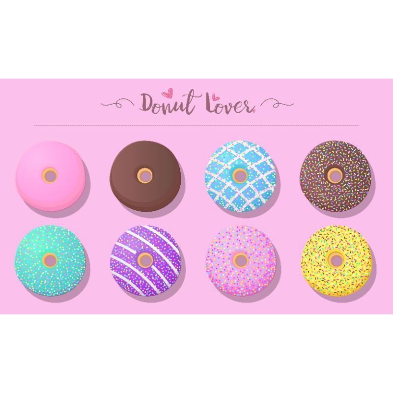 

label stiker 5 april donut