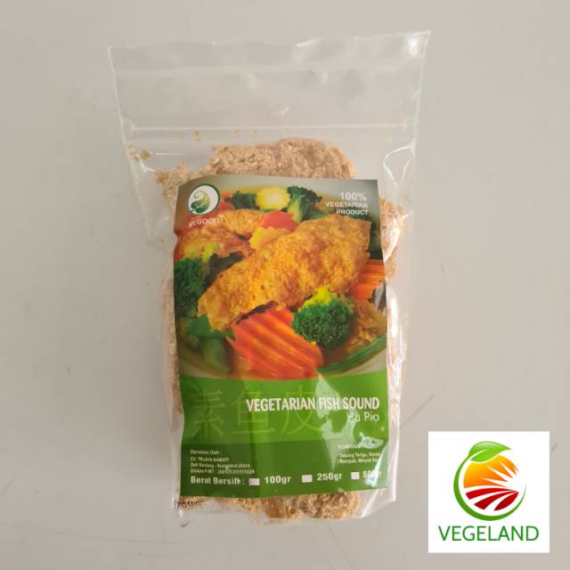 Vegood Vegetarian Fish Sound / Hu Pio / Hi Pio 100gr