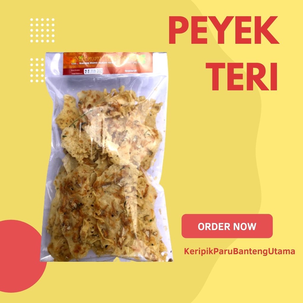 

Peyek Teri Banteng Utama