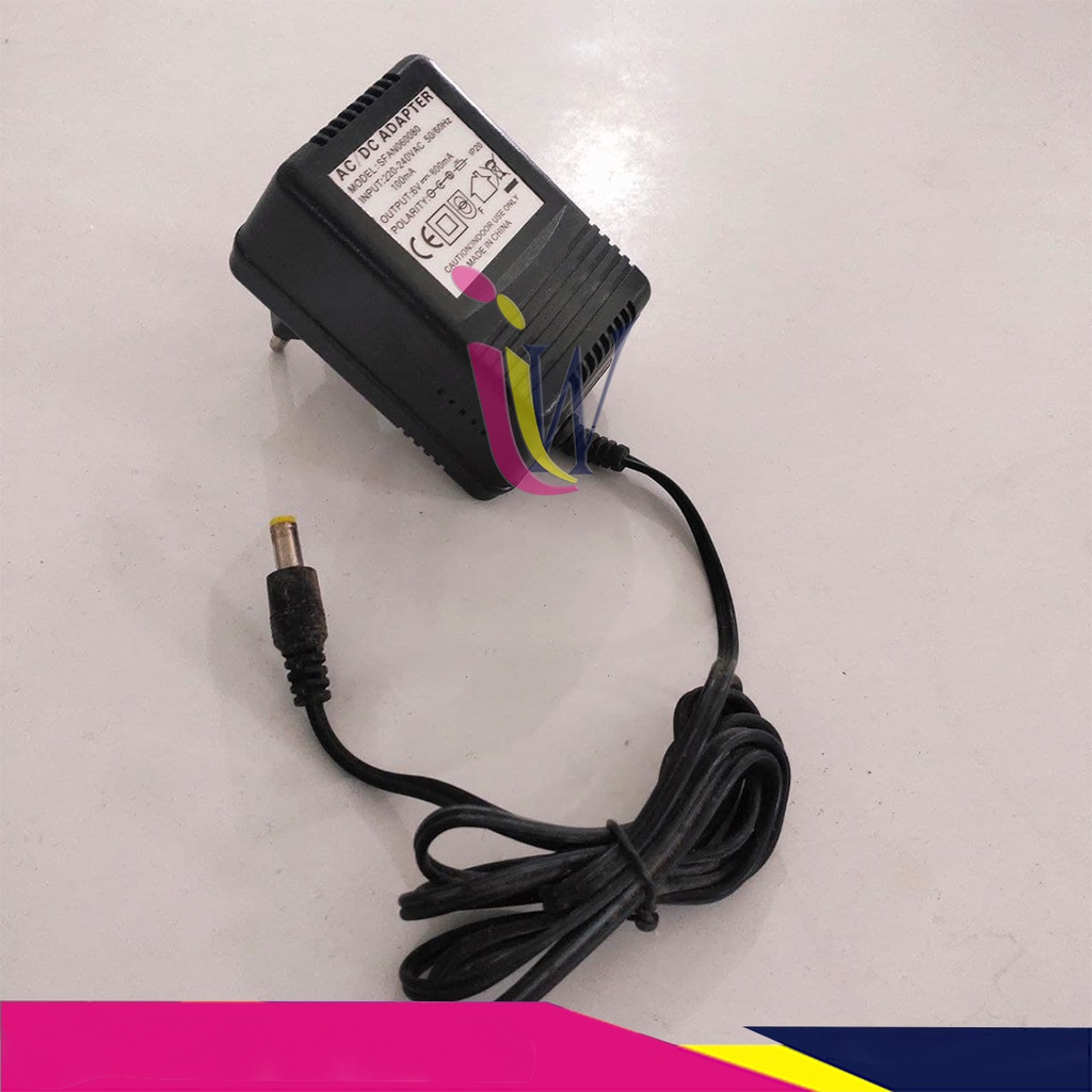 Adaptor 6 Volt 800ma (Cas AKI Mobil Motor Remot)