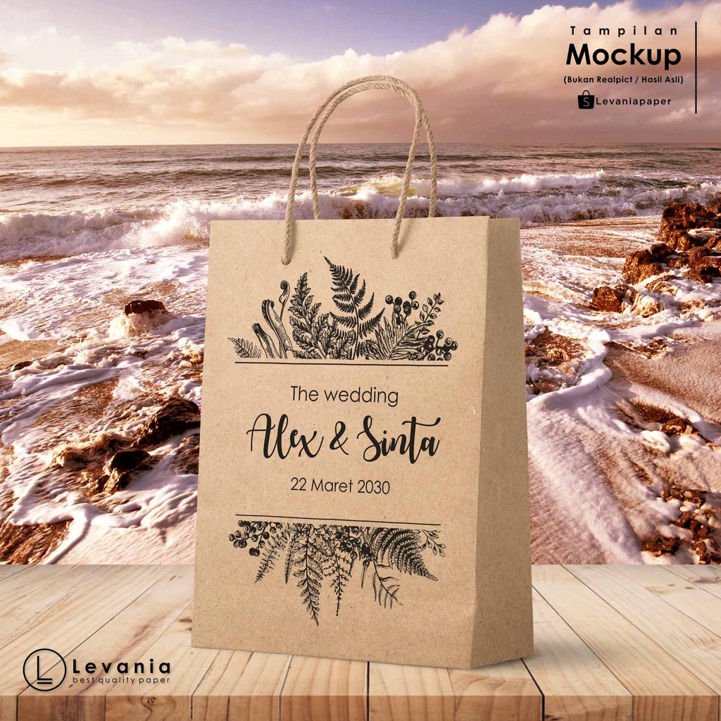 

Size 10x5x21cm - Paperbag - Tas Kertas