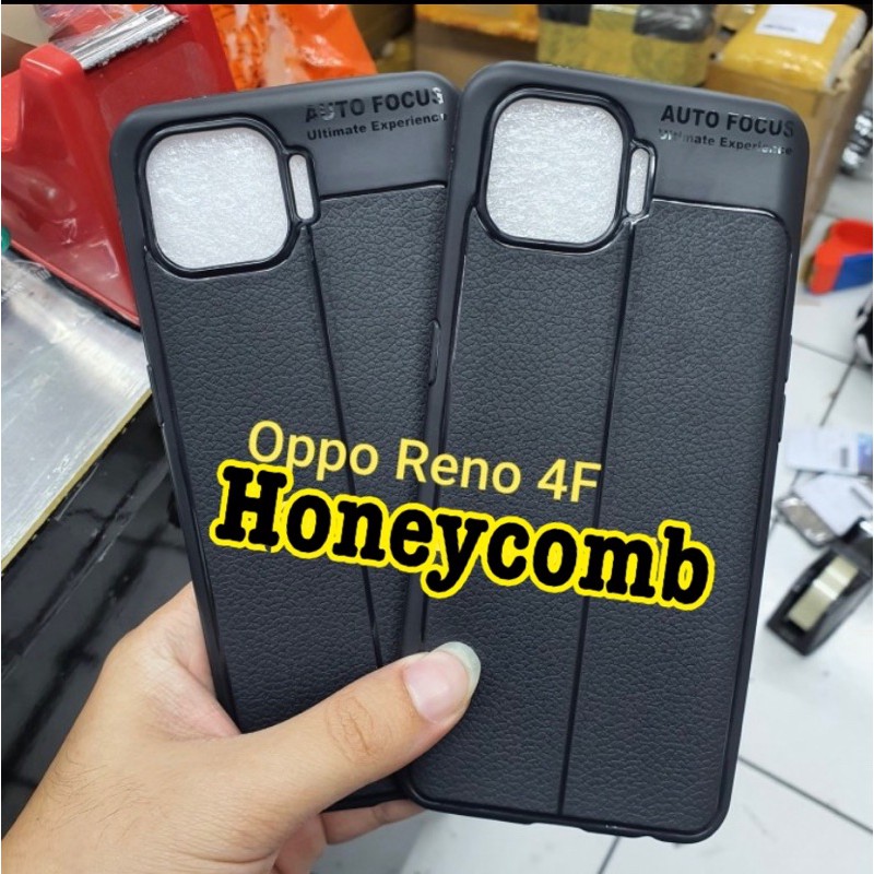 Oppo Reno 4F Soft Case Auto Focus Slim Leather Silikon