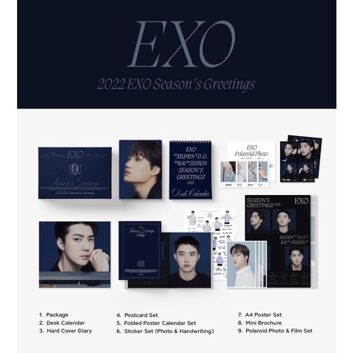 Sharing Season's Greetings EXO