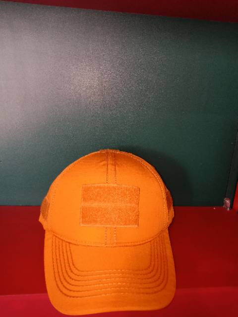 Topi Perekat Tactical Orange, Merah/Bpbd/Tagana/Pemadam/Sipil