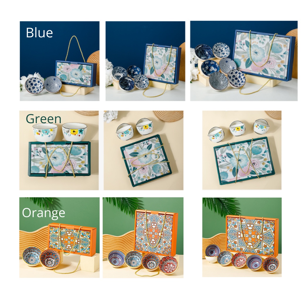 𝐆𝐨𝐨𝐝𝐬𝐂𝐨 Hampers Lebaran Idul Fitri Mangkok Set Premium Eid Mubarak Gift Set Mangkok Keramik Parsel Lebaran Hampers Ramadhan Lebaran