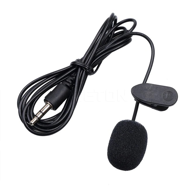 Mic Clip On 3.5mm / Audio Microphone Kabel Youtuber Mic Smule