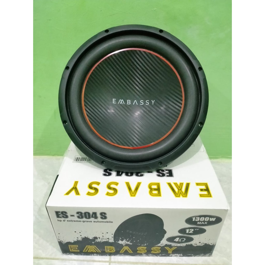 Subwoofer EMBASSY 12inch ES-304S Single Coil - Embassy ES 304 Subwoofer 12" Super BADAK