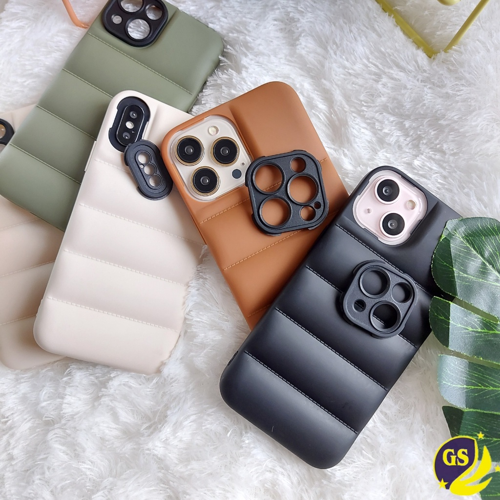 Case Puffy Bantal iPhone 14 Pro Max 14 Plus iPhone 13 13 Pro 13 Pro Max 13  Mini 12 12 Pro 12 Pro Max 12 Mini PUFF CASE JACKET Casing Bantal Empuk