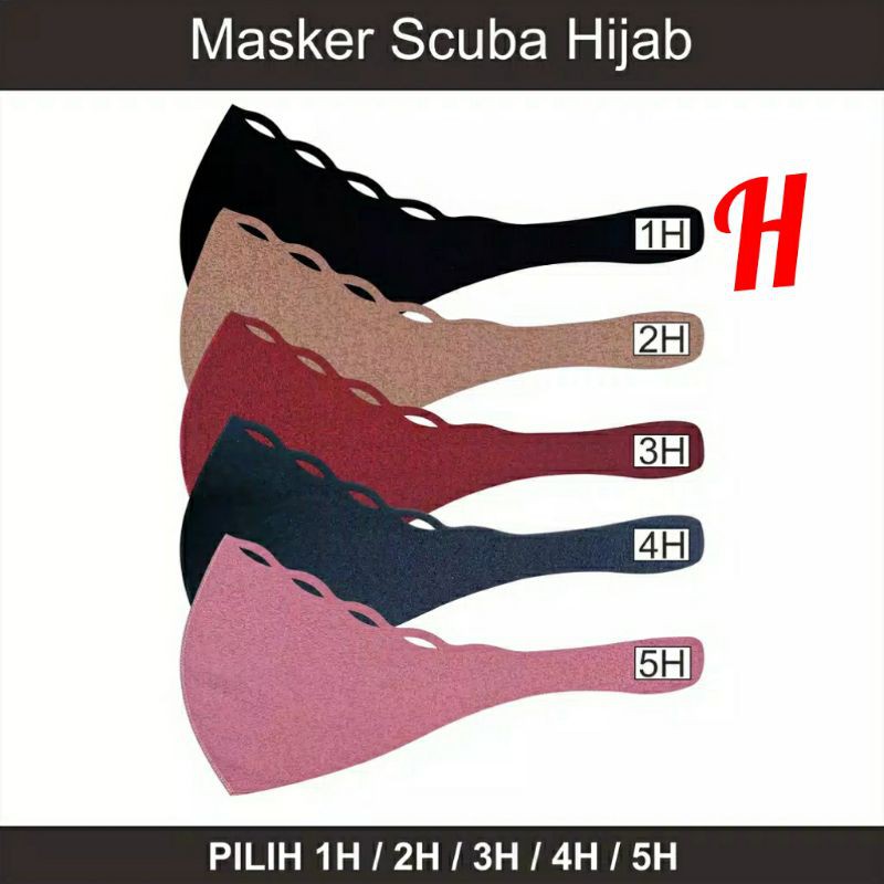 Masker Hijab Scuba