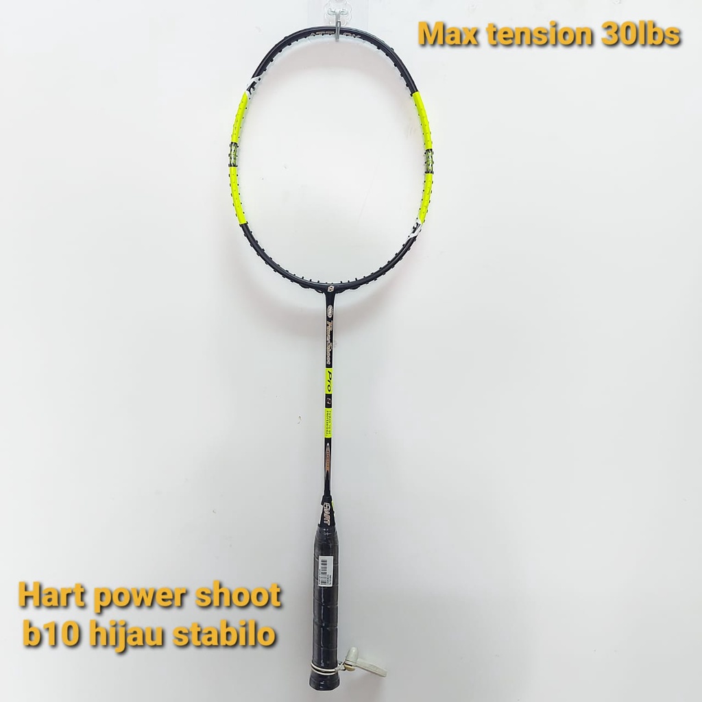 RAKET BADMINTON HART POWER SHOOT B10 HIJAU STABILO ( RAKET ONLY ) ORIGINAL