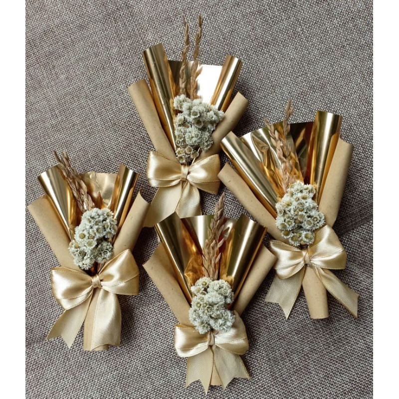 Bucket Bunga Edelweis Mini Murah