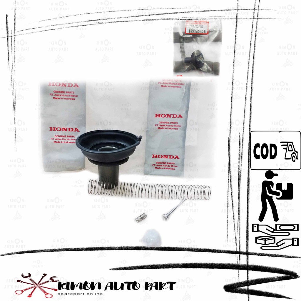 Vakum Karburator / Karet Vakum skep Beat Vario Scoopy Karburator Honda / Vakum Karbu Beat KVY vacum-4