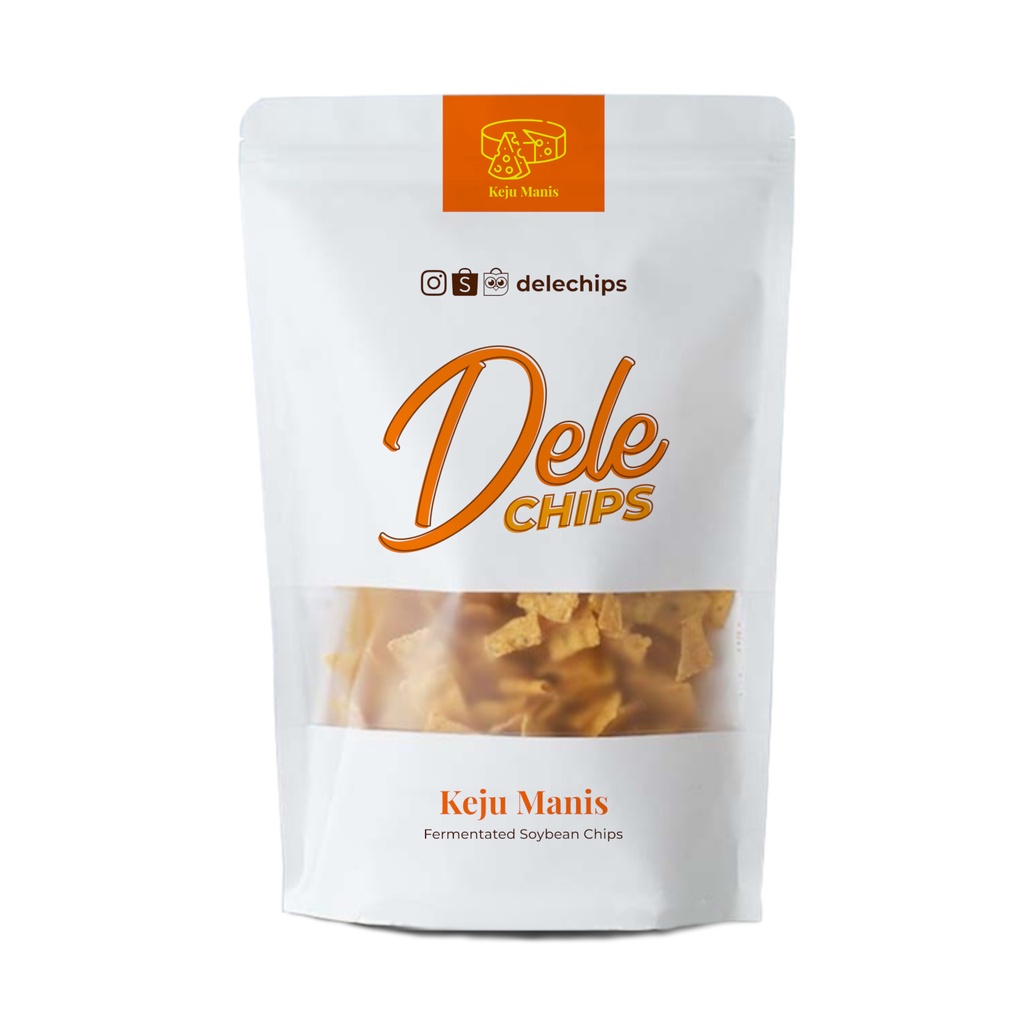 

Dele Chips Keripik Tempe Keju Manis Medium Pack