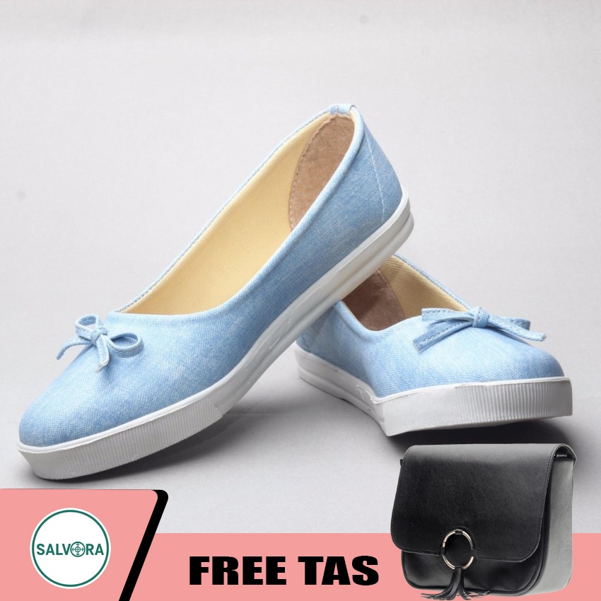 Nimis Footwear sepatu flat wanita UJS tas SV23