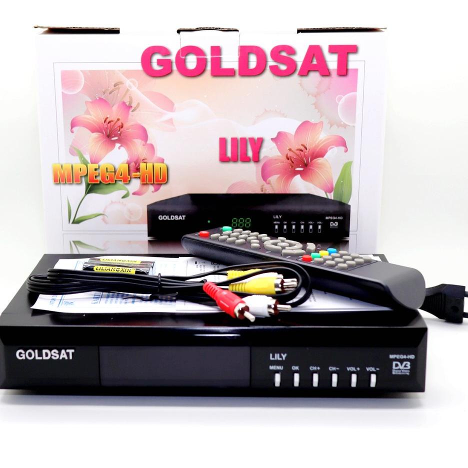 Terbaik Receiver Parabola Mpeg4 HD GOLDSAT