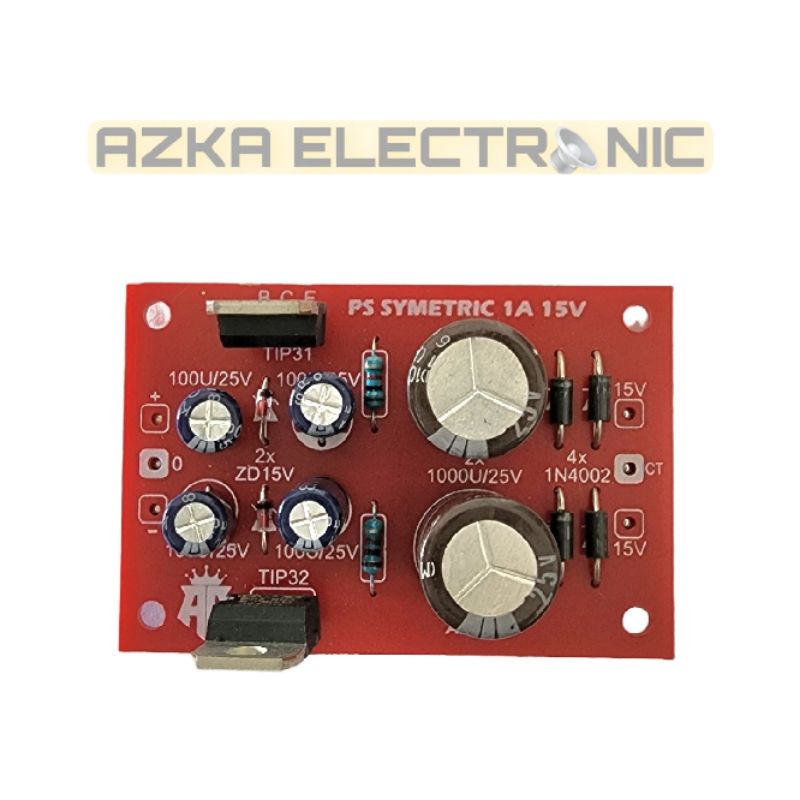 Kit Power Supply Simetris PSU Regulator 15V CT AE-15