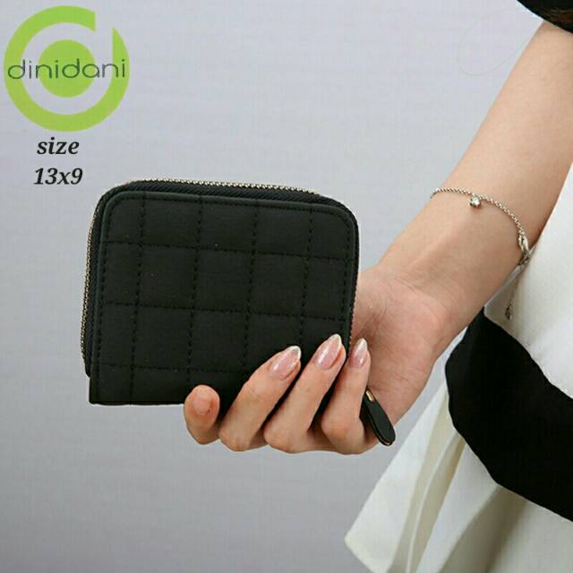 Dompet kimmi Dompet mini Wanita Bordir SLot kartu BISA COD