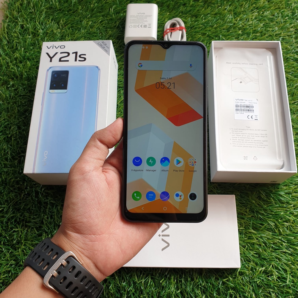 HANDPHONE VIVO Y21S 4/128GB SECOND SEKEN BEKAS MURAH