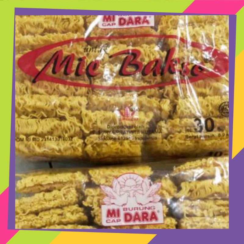 

MIE CAP BURUNG DARA 15 & 30 PCS MURAH SEBLAK/BOCI/BASO ACI