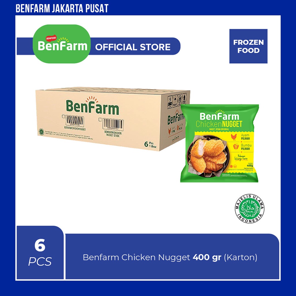 

Benfarm Chicken Nugget 400gr (Karton)