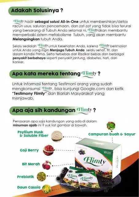 (COD/GRAB/JNT) *TERLARIS* FLIMTY FIBER ORIGINAL HALAL BPOM DIET DETOX PELANGSING 1 BOX 16 SACHETS  | FLIMTI | FLIMEAL | FLIMTY FIBER | MINUMAN DETOX HALAL | MINUMAN PELANGSING | MINUMAN SEHAT | KURUS SEHAT ALAMI | BERSIHKAN USUS | KUALITAS TERJAMIN RESMI