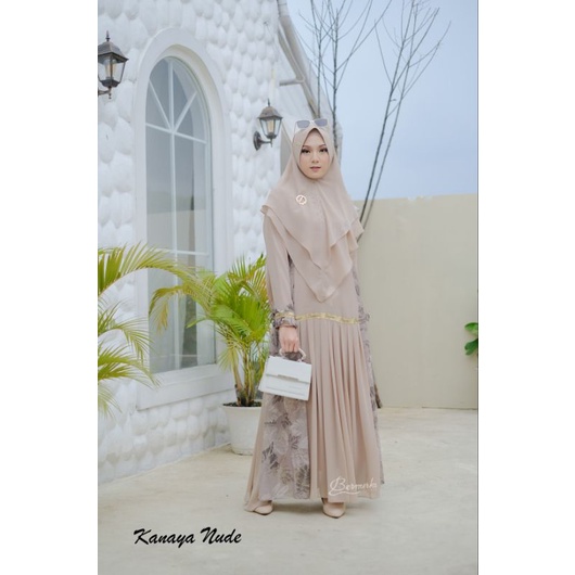 BRAND NEW DESIGN Gamis syari original KANAYA SERIES by BERMERKs syari-Nude