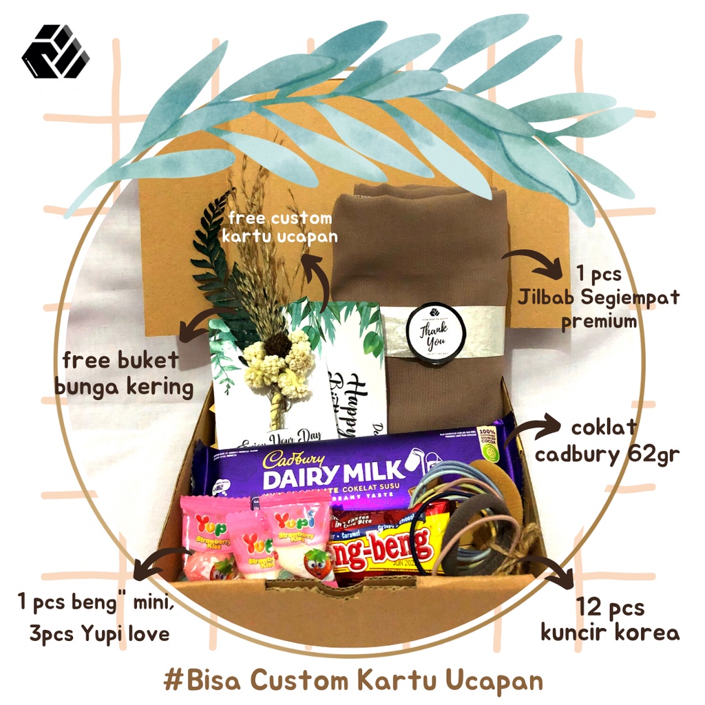 

hampers hijab segi empat | hampers hijab murah | hampers hijab pashmina gift box | box hampers lebaran | hampers hadiah ulang tahun | birthday box