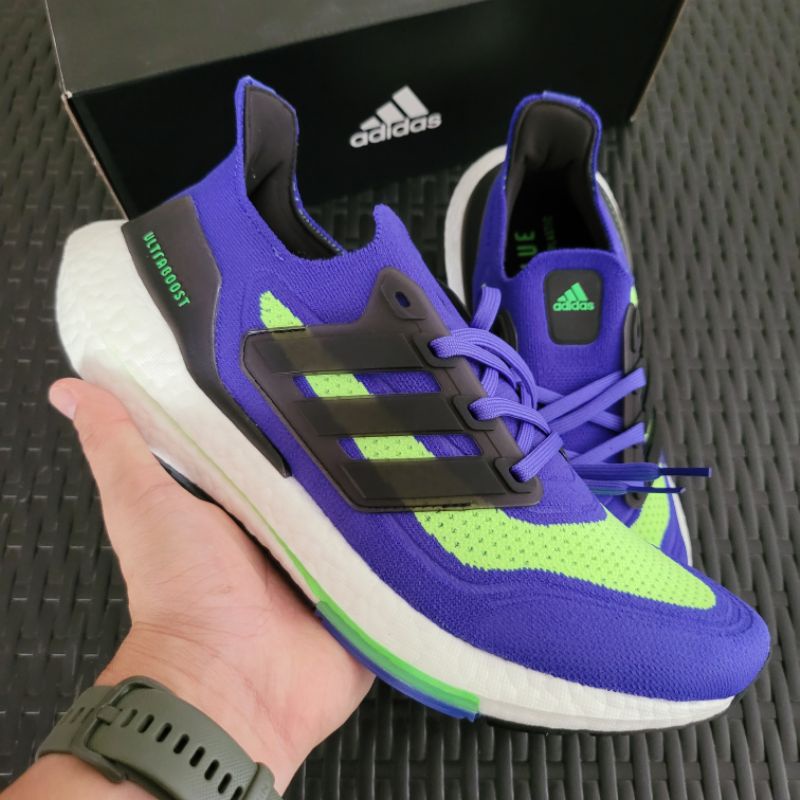 Adidas Ultra Boost Sonic Ink Screaming Green || ultraboost purple